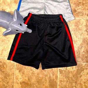 Black and Red basketball shorts